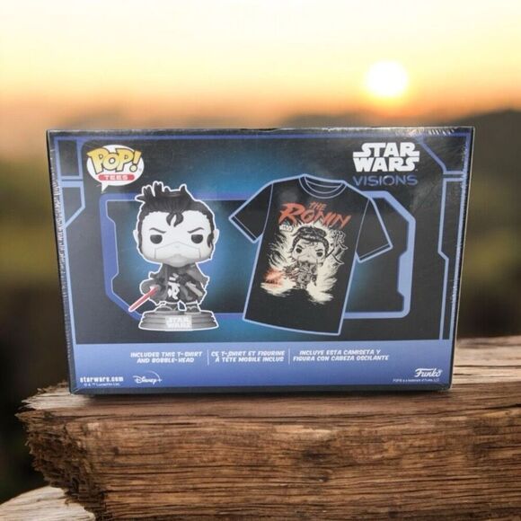 Star Wars Visions The Ronin Funko Pop & T-Shirt Target Exclusive Size Medium New - Picture 2 of 3